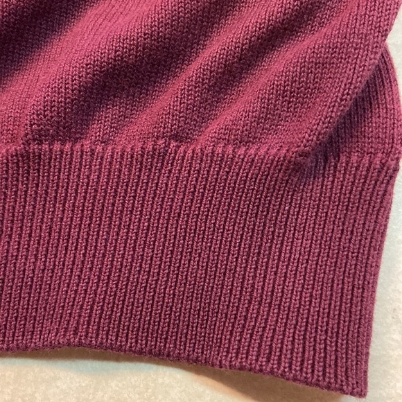 Byford Graphic (Embroidered) Sweater Golf Feep Burgundy Size Med Preowned - Picture 10 of 12